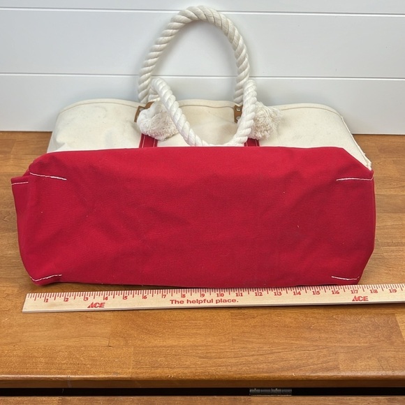 LL bean boat and tote rope handle bag - Picture 8 of 9